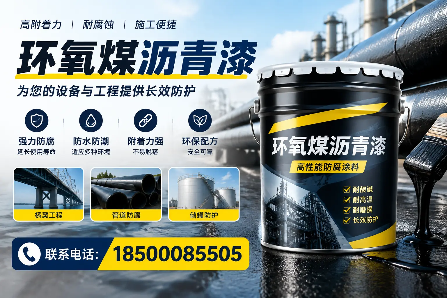 环氧煤沥青漆与其他涂料的对比分析，助力锡林郭勒企业决策